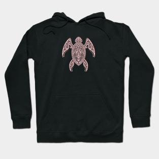 Intricate Pink Sea Turtle Hoodie